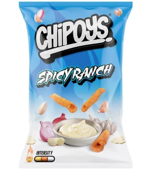 Chipoys Spicy Ranch Rolled Tortilla Chips - 4oz (113g)