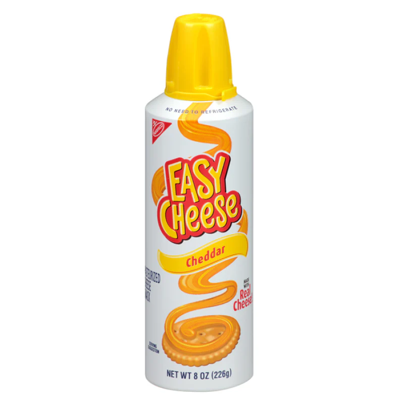 Easy Cheese - Cheddar - 8oz (226g)