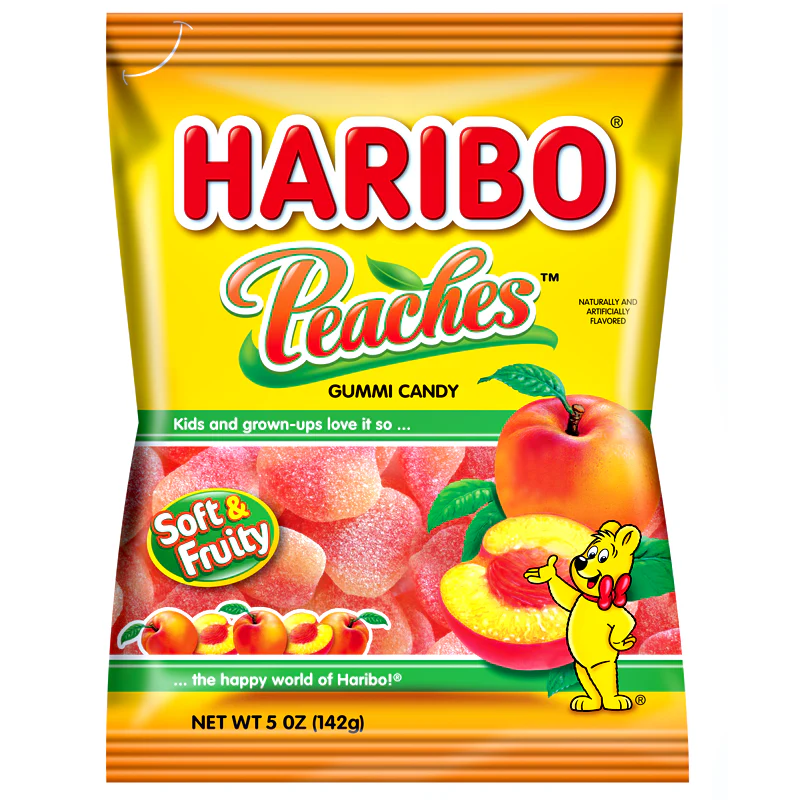 Haribo Peaches - 5oz (142g)