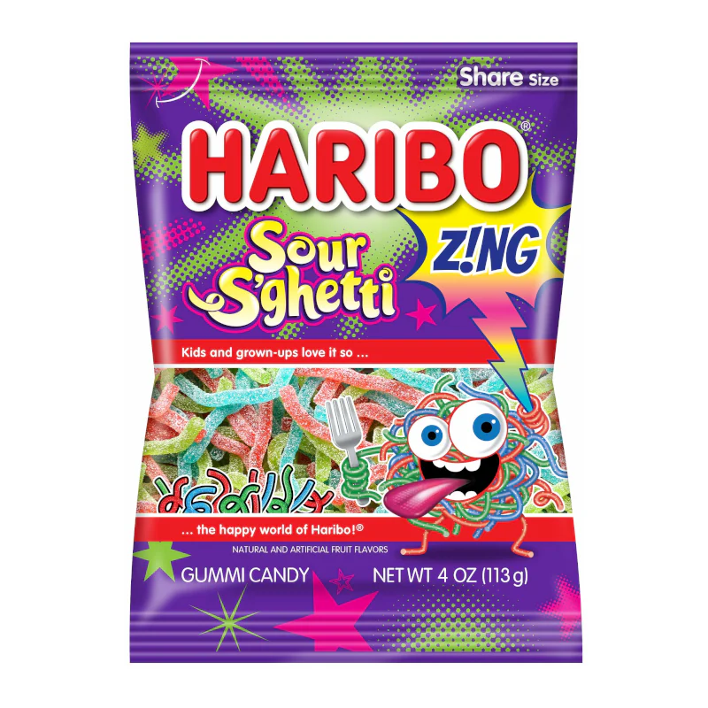 Haribo Sour S'ghetti 4oz (113g)