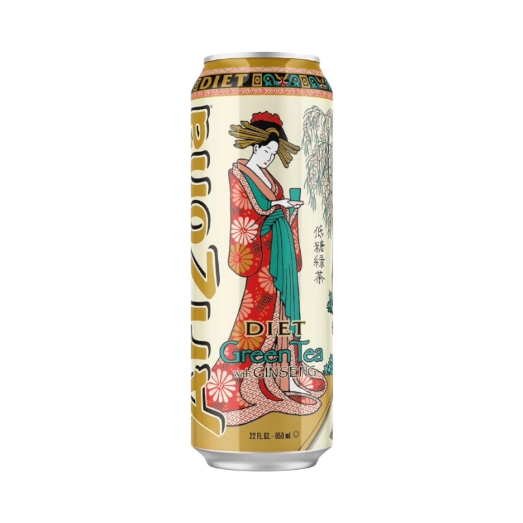 Arizona Diet Green Tea with Ginseng and Honey - 22fl.oz (650ml)