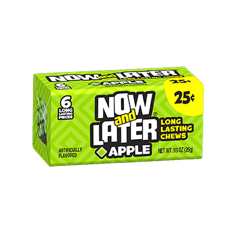 Now & Later 6 Piece Apple Candy 0.93oz (26g)