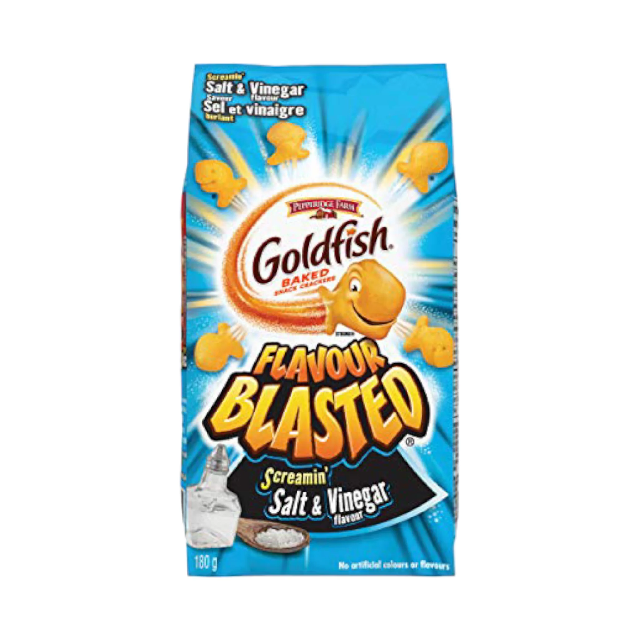 Pepperidge Farm Goldfish Screamin' Salt & Vinegar - 180g [Canadian]