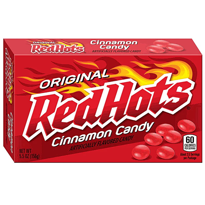 Red Hots Original Cinnamon Candy - 5.5oz (156g) - Theatre Box