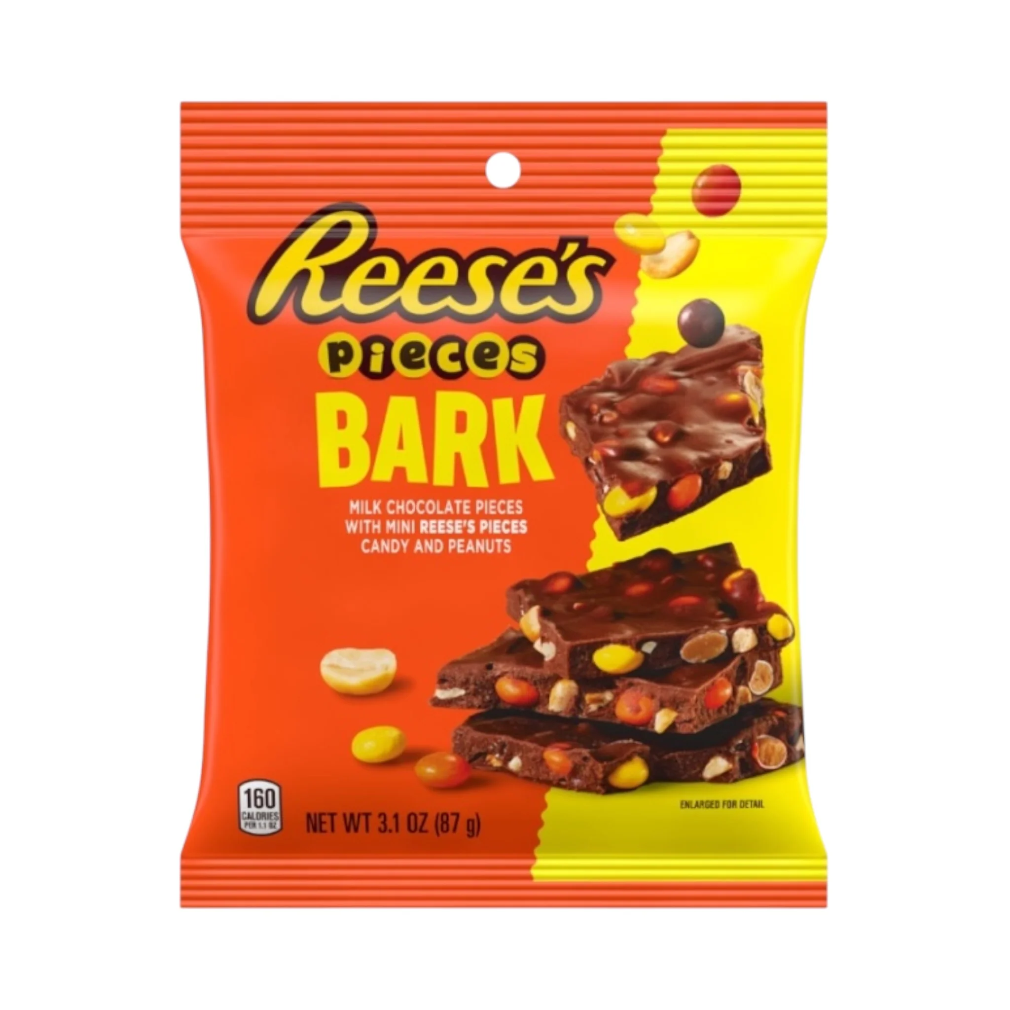 Reese's Pieces Bark With Reeses Pieces Minis & Peanuts - 3.1oz (87g)