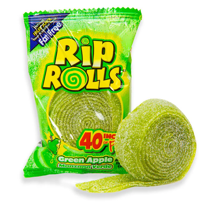 Rip Rolls Green Apple - 1.4oz (40g)