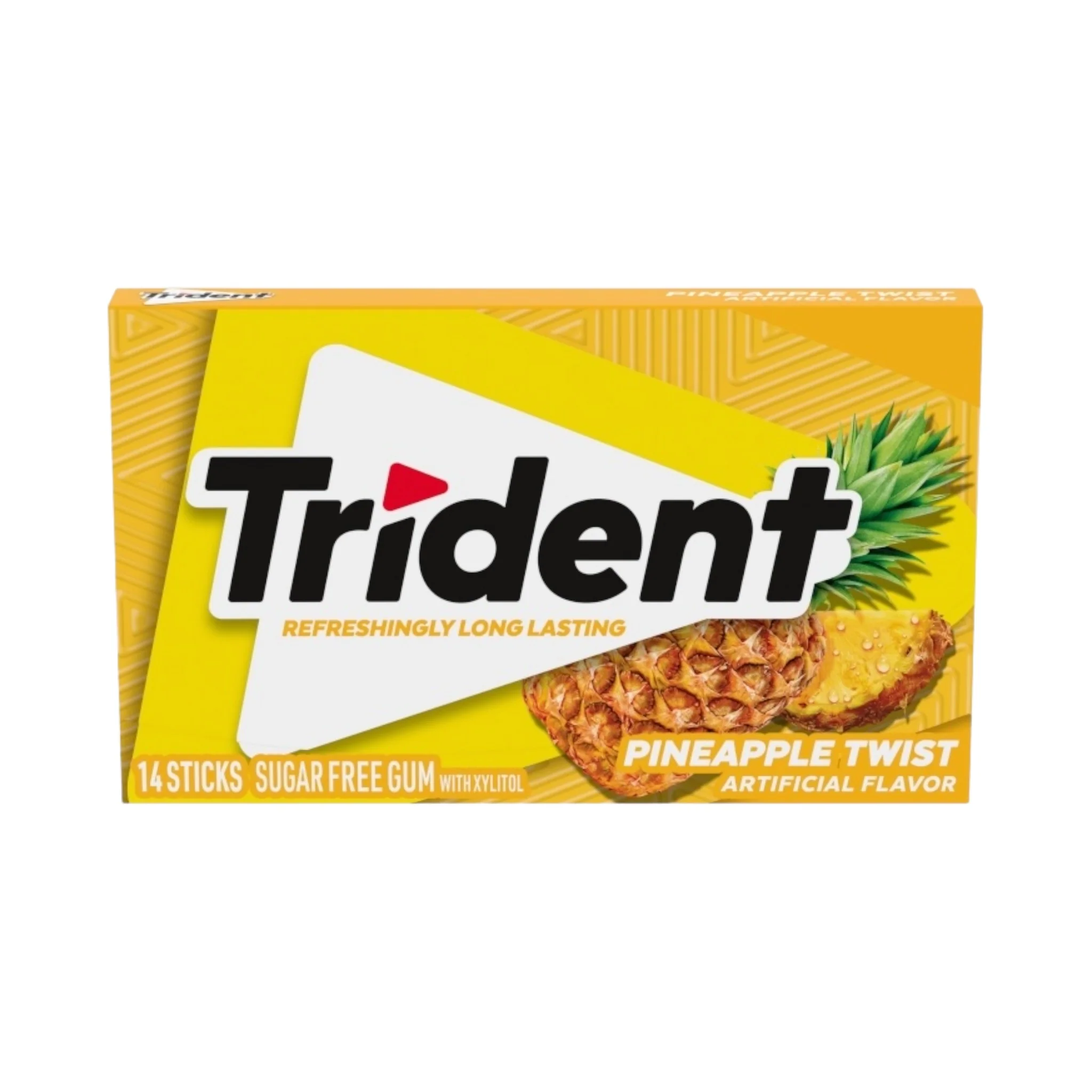Trident Pineapple Twist Gum - 14pc