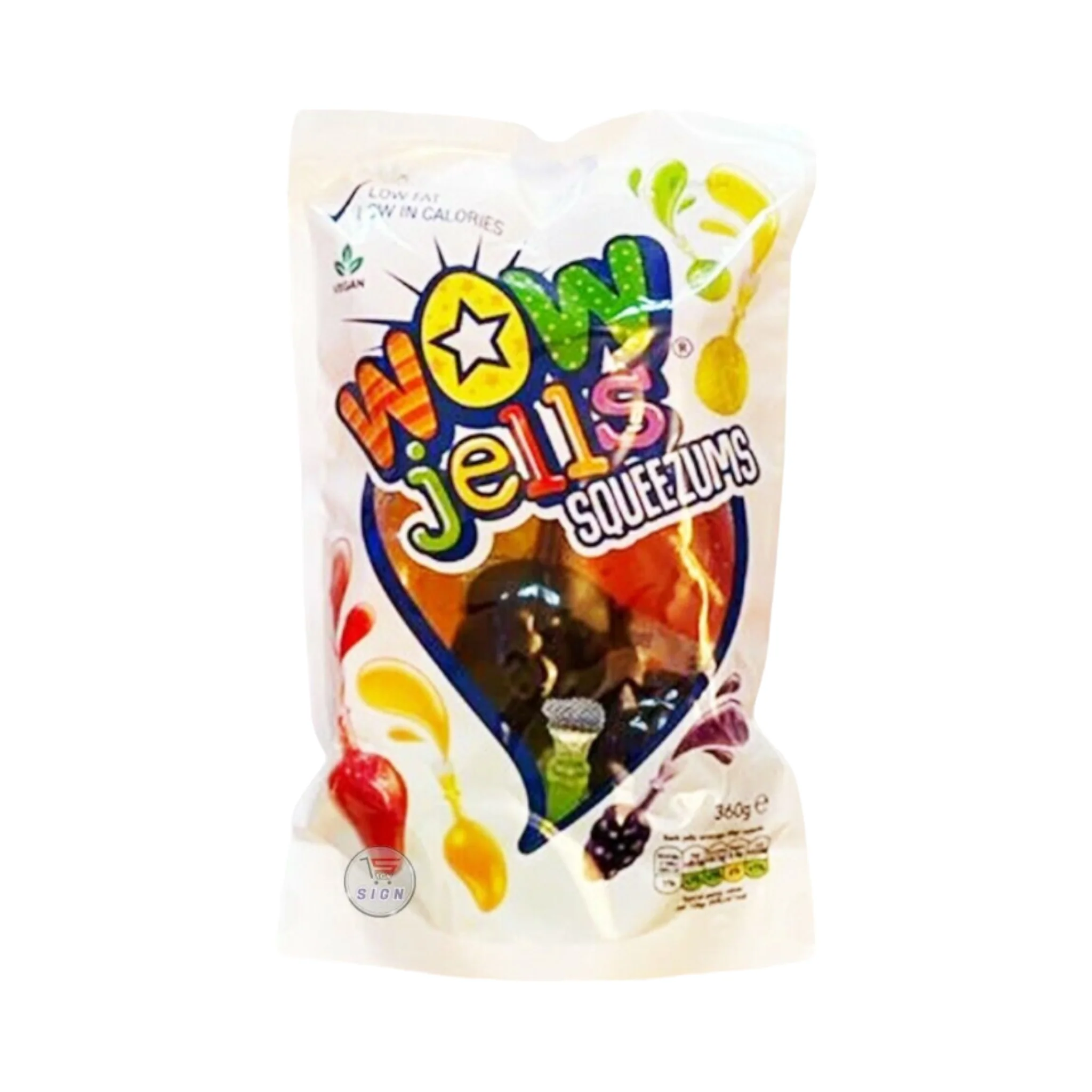 Wow Jells Squeezums 360g